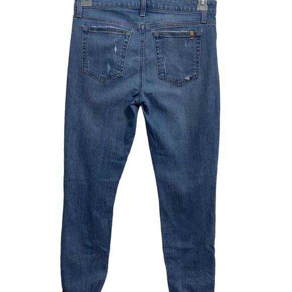 Joe’s Jeans Distressed Denim Size 28 Cuffed Skinny - Picture 2 of 9